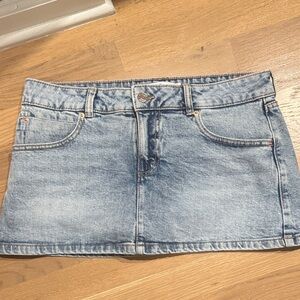 Garage Denim Mini Skirt